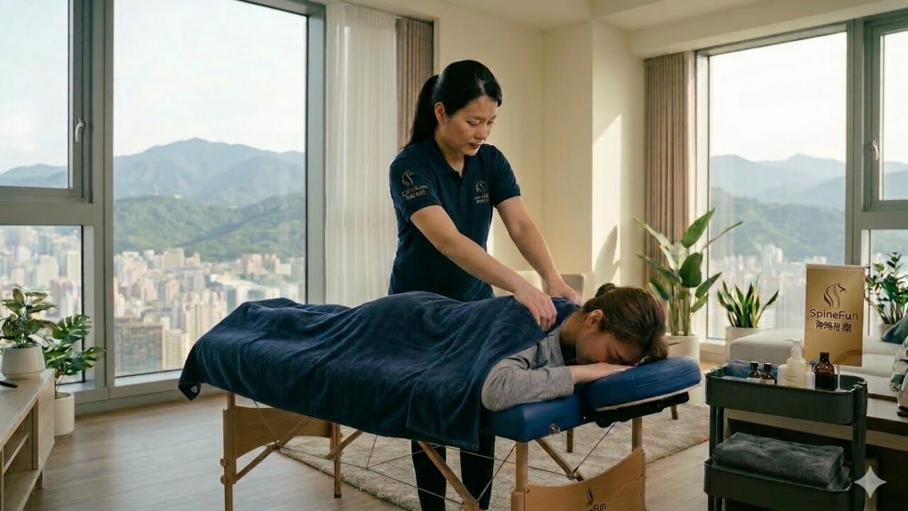 台北到府居家按摩推薦｜脊時形樂：將專業筋膜放鬆帶入家門，足不出戶的頂級舒壓體驗