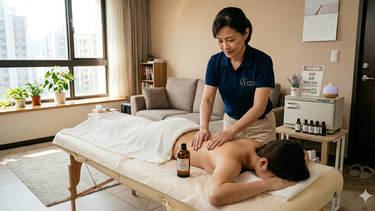 脊時形樂:居家到府按摩舒壓放鬆您的身體疲勞 服務 有指壓 油壓 精油按摩 等服務