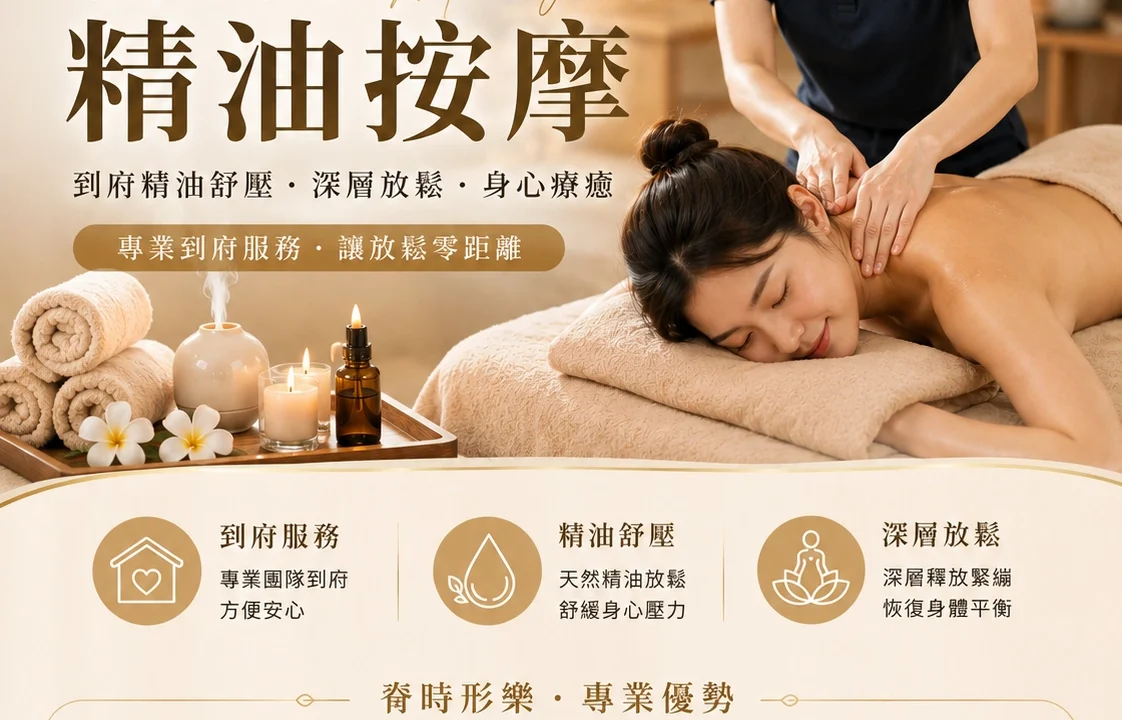 台北到府按摩推薦》嚴選頂級居家 SPA，享受免出門的專屬尊榮舒壓儀式